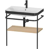 Duravit HP4737O7171 Metallk. mit Happy D.2 Plus bodenst.