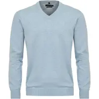 Casa Moda Pullover V-Ausschnitt Hellblau