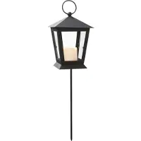Star Trading LED-Laterne'Serene', schwarz, 1 LED-Kerze,40cm