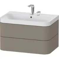Duravit HP4347E9292 WTU m. Happy D.2 Plus, 2 Schk., 2 HL,