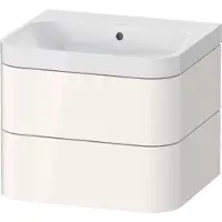 Duravit HP4345N2222 WTU m. Happy D.2 Plus, 2 Schk. ohne