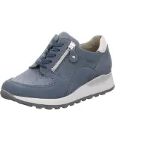 Waldlaufer Schnürhalbschuhe in blau, Gr. 8