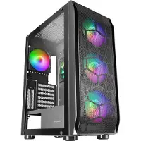 Mars Gaming MCKX, Tower, PC, Schwarz, ATX, EATX, micro ATX, Mini-ITX, Gaming, Blau, Grün, Rot