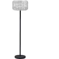 Leco Solar-Stehlampe BELLA lichtgrau anthrazit