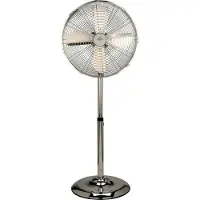 DCG ELTRONIC VE9090, Haushalts-Lamellenlüfter, Chrom, Flur, Metall, 40 cm, AC