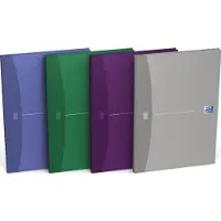 Oxford Power Oxford Office-Buch, gebunden, DIN A4, kariert, 5er Pack