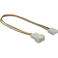 DeLOCK Cable Fan 4pin, 0,2 m, Molex (4-pin), Molex (4-pin)