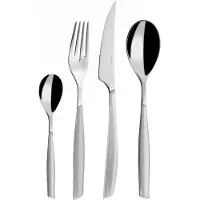 Casa Bugatti GLAMOUR, Besteckset 24-tlg. graue Farbe, Gallery Box,