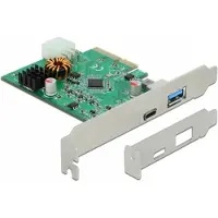 DeLOCK 89001, PCIe, USB 3.2 Gen 2 (3.1 Gen 2), USB 3.2 Gen 2x2 Type-C, Männlich, Niedriges Profil, PCIe 3.0, PC