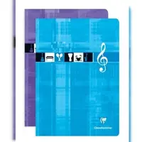 Clairefontaine 10x Notenheft A4, 28 Blatt 90g - Sortiert 3114C