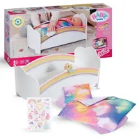 Baby Born Regenbogen Bett