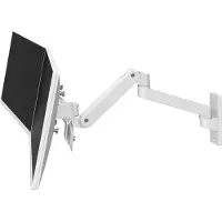 Ergotron LX Pro - Befestigungskit (Bogen, 2 Drehgelenke, Befestigungsmaterialien) - für Flachbildschirm - Dual Direct, Umrüstkit - weiß - Bildschirmgröße: 68.6 cm (27")