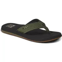 Reef Flip Flops The Layback Herren Black Olive-Schuhgröße 41,5