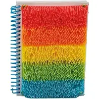 Stnux Mehrfarbiges sensorisches Notizbuch mit Fransen
