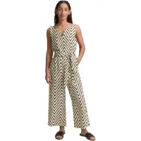 Tom Tailor Linen Slit ärmelloser Overall