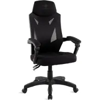SPIRIT OF GAMER Chaise Gaming Hellcat Black Tissu noir.