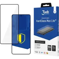 3MK Tempered glass HardGlass Max Lite Black for Samsung Galaxy S25 Edge