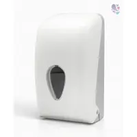 Blanc HYGIENIC Toilettenpapierspender, abschließbar, INFINITY, Kapazität: Einzelblattabriss bis max. 130 mm Breite : Farbe - Weiß