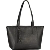 Tom Tailor Denim Shopper Schwarz, Priya, Zip shopper L, black