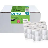 Dymo LabelWriter-Etiketten S0722440/99015, rechteckig, 54 x 70 mm, permanenthaftend, 12 Rollen mit jeweils 320 Etiketten, FSC-Papier, weiß