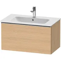 Duravit Waschtischunterschrank D-Neo 81x46,2cm, ES geb/Ei Nat, 1 Ausz., wandhängend