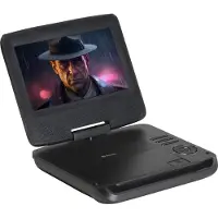 Denver - Tragbarer DVD Spieler für das Auto - 7 Zoll - inkl. Kopfstützenhalterung - USB - drehbarer Bildschirm - schwarz