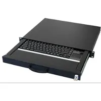 Aixcase AIX-19K1UKDETP-B, Full-size (100%), Verkabelt, USB + PS/2, QWERTZ, Schwarz