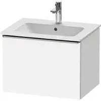 Duravit Waschtischunterschrank D-Neo 61x46,2cm, ES geb/we ma, 1 Ausz., wandhängend