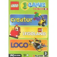 Lego 3 Games : Creator - Legoland - Loco - französische Version - PEGI