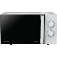 Hisense Mikrowelle mit Grillfunktion, 20 l, 700 W, Buttons, Weiß, Arbeitsplatte, Kombi-Mikrowelle, 20 l, 700 W, Tasten, Drehregler, Weiß