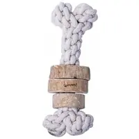 Quapas! Hundespielzeug Kaffeeholz Bone L - natur