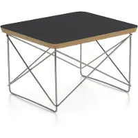 Vitra - Eames Occasional Table LTR, HPL schwarz / Edelstahl