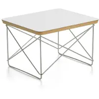 Vitra - Eames Occasional Table LTR, HPL weiß / Edelstahl