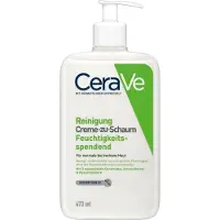 CeraVe Cleansers Hydrating Cream-to-Foam Cleanser schäumende Reinigungscreme für normale und trockene Haut 473 ml