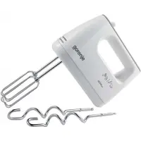 Gorenje Handmixer M420CW, Handmixer, Weiß, Mixen, 1,3 m, Tasten, 450 W