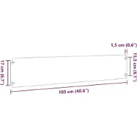 vidaXL Raseneinfassung 30 Stk. 20 x 103 cm Edelstahl Silber