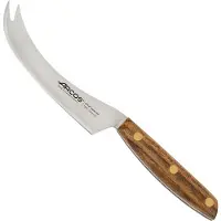 Arcos Manchego-Käsemesser Serie Nórdika, 12,5 cm NITRUM Klinge aus rostfreiem Stahl und Ovengkol Holzgriff