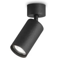 Ideal Lux Moderne Deckenleuchte Dynamite Metall Schwarz 1 Licht Gu10 7W 3000K Warmes Licht