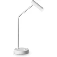 Ideal Lux Zeitgenössische Tischlampe Easy Metall Weiß Led 3,5W 3000K Ip20