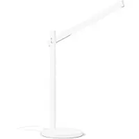 Ideal Lux Pivot Moderne Büro Schreibtischlampe Aluminium Weiß Led 7,5W Cct