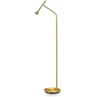 Ideal Lux Moderne Stehleuchte Diesis Metall Messing 1 Licht 4,5W 3000K Warmes Licht