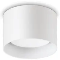 Ideal Lux Downlight Spike Round, weiß, Alu, Ø 10 cm Round, weiß / opal, für Wohn- / Esszimmer, Aluminium, Modern, Downlights