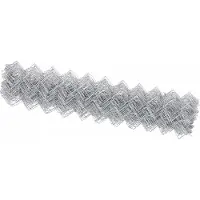 vidaXL Maschendrahtzaun 10 x 1 m Verzinkter Stahl Silber