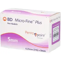 BD Micro-Fine+ Pen-Nadeln 0,25x5 mm 31 G 100 St Kanüle