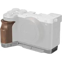 SmallRig 4796B L-förmige Montageplatte mit Holzgriff für Sony Alpha 7C II / Alpha 7CR