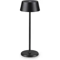Ideal Lux Zeitgenössische Tischlampe Reines Metall Schwarz Led Integriert 1,5W 3000K Ip54