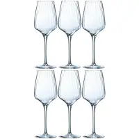 Chef & sommelier Gläsersatz Chef & Sommelier Symetrie Wein 6 Stück Durchsichtig 350 ml