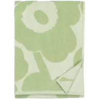 Marimekko - Unikko Badetuch, 70 x 150 cm, off-white / sage