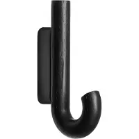 Gejst Hook Kleiderhaken Mini Schwarz Eiche/Schwarz - , Holz, Metall