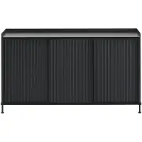 Muuto Enfold Sideboard, 148 x 85 cm, schwarz / anthrazit